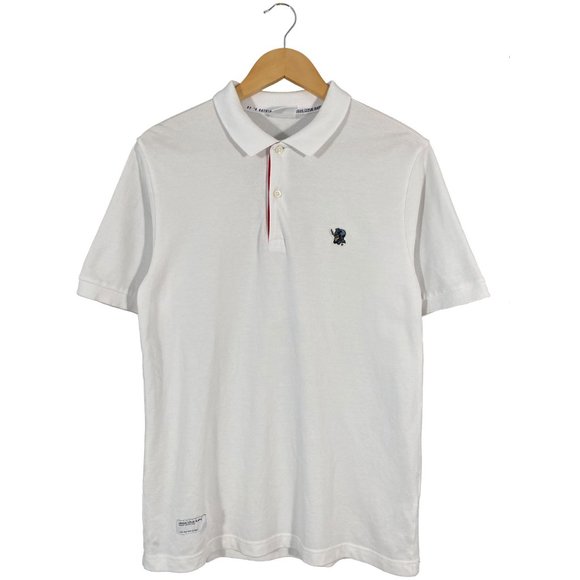 Ursus Izzue Bape head Basic Polo shirt white mens size JPN XL - Picture 1 of 7